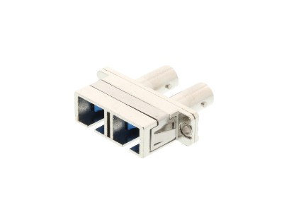 Picture of SC/ST Singlemode Duplex Hybrid Fiber Adapter - PC (Physical Connector)