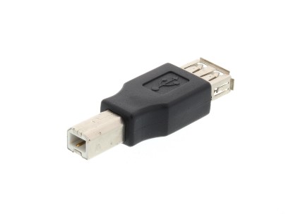 Picture of USB 2.0 Adapter - USB A Female to USB B Male