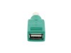 Picture of USB 2.0 Adapter - USB A Female to PS/2 Male