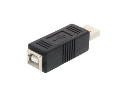 Picture of USB 2.0 Adapter - USB A Male to USB B Female