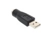 Picture of USB 2.0 Adapter - USB A Male to PS/2 Female