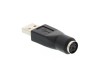 Picture of USB 2.0 Adapter - USB A Male to PS/2 Female