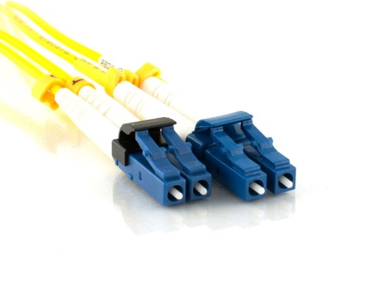 Picture of 1m Singlemode Duplex Fiber Optic Patch Cable (9/125) - LC to Mini LC