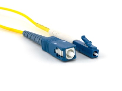 Picture of 10m Singlemode Simplex Fiber Optic Patch Cable (9/125) - LC to SC