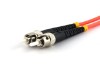 Picture of 1m Multimode Duplex Fiber Optic Patch Cable (62.5/125) - LC to ST