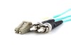 Picture of 1m Multimode Duplex Fiber Optic Patch Cable (50/125) OM3 Aqua - Laser Opt - LC to ST