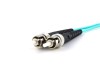 Picture of 1m Multimode Duplex Fiber Optic Patch Cable (50/125) OM3 Aqua - Laser Opt - LC to ST