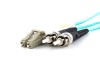 Picture of 30m Multimode Duplex Fiber Optic Patch Cable (50/125) OM3 Aqua - Laser Opt - LC to ST