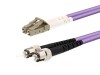 Picture of 5m Multimode Duplex OM4 Fiber Optic Patch Cable (50/125) - LC to ST