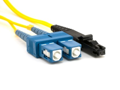 Picture of 2m Singlemode Duplex Fiber Optic Patch Cable (9/125) - SC to MTRJ