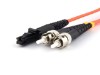 Picture of 2m Multimode Duplex Fiber Optic Patch Cable (62.5/125) - MTRJ to ST