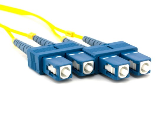 Picture of 1m Singlemode Duplex Fiber Optic Patch Cable (9/125) - SC to SC