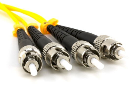 Picture of 5m Singlemode Duplex Fiber Optic Patch Cable (9/125) - ST to ST