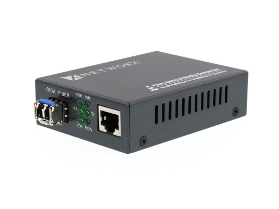 Picture of Gigabit Fiber Media Converter - 1000Base-LX, LC Multimode, 550m, 1310nm