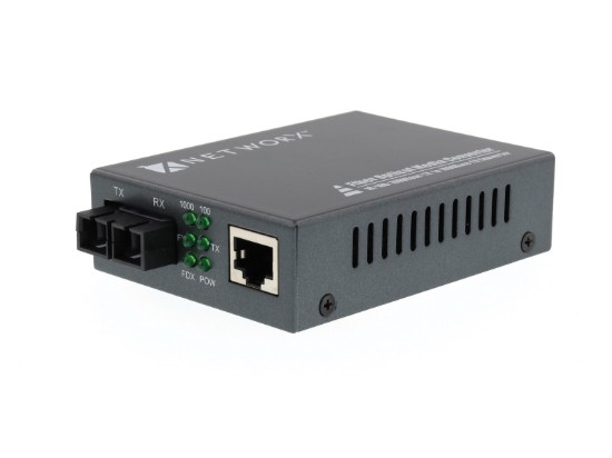 Picture of Gigabit Fiber Media Converter - 1000Base-LX, SC Singlemode, 20km, 1310nm