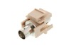 Picture of BNC Feed Through Keystone Jack - Ivory