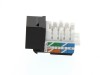 Picture of CAT5e Keystone Jack 90 Degree 110 UTP - Black