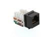 Picture of CAT5e Keystone Jack 90 Degree 110 UTP - Black