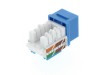 Picture of CAT5e Keystone Jack 90 Degree 110 UTP - Blue