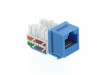 Picture of CAT5e Keystone Jack 90 Degree 110 UTP - Blue