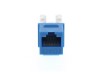 Picture of CAT5e Keystone Jack 90 Degree 110 UTP - Blue