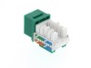 Picture of CAT6 Keystone Jack 90 Degree 110 UTP - Green