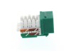 Picture of CAT6 Keystone Jack 90 Degree 110 UTP - Green