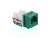 Picture of CAT6 Keystone Jack 90 Degree 110 UTP - Green