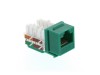 Picture of CAT6 Keystone Jack 90 Degree 110 UTP - Green