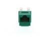 Picture of CAT6 Keystone Jack 90 Degree 110 UTP - Green