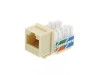 Picture of CAT6 Keystone Jack 90 Degree 110 UTP - Ivory