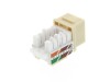 Picture of CAT6 Keystone Jack 90 Degree 110 UTP - Ivory