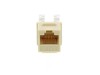 Picture of CAT6 Keystone Jack 90 Degree 110 UTP - Ivory