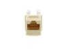 Picture of CAT6 Keystone Jack 90 Degree 110 UTP - Ivory