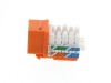 Picture of CAT6 Keystone Jack 90 Degree 110 UTP - Orange