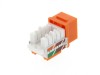 Picture of CAT6 Keystone Jack 90 Degree 110 UTP - Orange