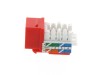 Picture of CAT6 Keystone Jack 90 Degree 110 UTP - Red