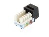 Picture of CAT6 SpeedTerm Keystone Jack 90 Degree 110 UTP - Black