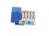 Picture of CAT6 SpeedTerm Keystone Jack 90 Degree 110 UTP - Blue