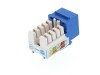 Picture of CAT6 SpeedTerm Keystone Jack 90 Degree 110 UTP - Blue