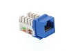 Picture of CAT6 SpeedTerm Keystone Jack 90 Degree 110 UTP - Blue