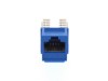 Picture of CAT6 SpeedTerm Keystone Jack 90 Degree 110 UTP - Blue