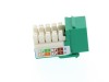 Picture of CAT6 SpeedTerm Keystone Jack 90 Degree 110 UTP - Green