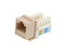 Picture of CAT6 SpeedTerm Keystone Jack 90 Degree 110 UTP - Ivory