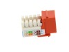 Picture of CAT6 SpeedTerm Keystone Jack 90 Degree 110 UTP - Orange