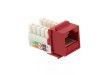 Picture of CAT6 SpeedTerm Keystone Jack 90 Degree 110 UTP - Red