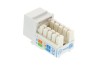 Picture of CAT6 SpeedTerm Keystone Jack 90 Degree 110 UTP - White