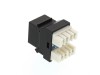 Picture of CAT6 SpeedTerm Keystone Jack 180 Degree 110 UTP - Black