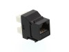 Picture of CAT6 SpeedTerm Keystone Jack 180 Degree 110 UTP - Black