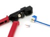 Picture of CAT6 SpeedTerm Keystone Jack 180 Degree 110 UTP - Black